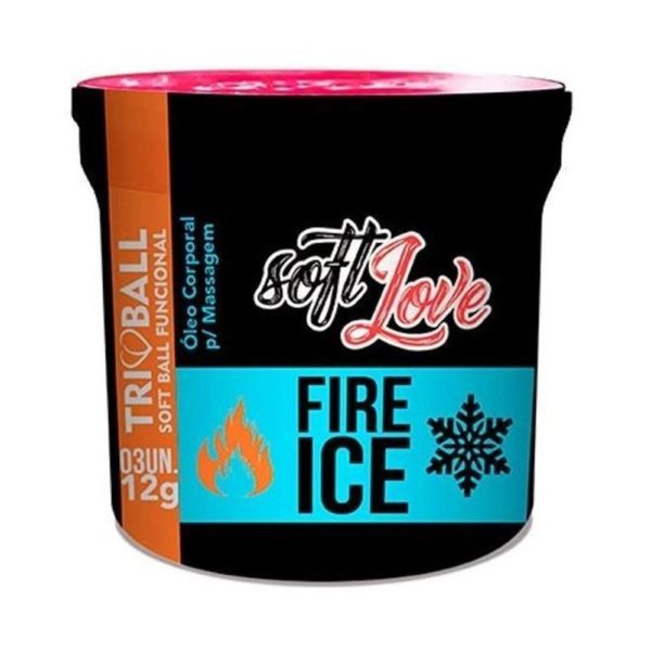 BOLINHA FUNCIONAL FIRE & ICE TRIBALL SOFT LOVE