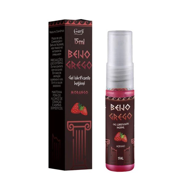 Lubrificante Beijável Beijo Grego 15ml Garji