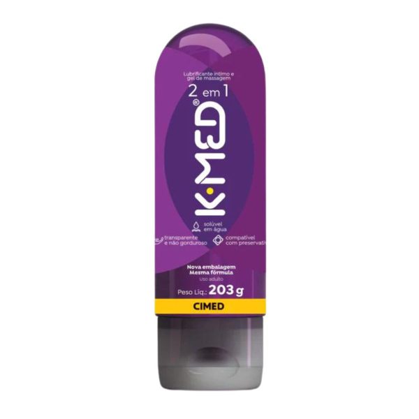 Lubrificante E Gel Para Massagem Joy 2x1 203g K-med